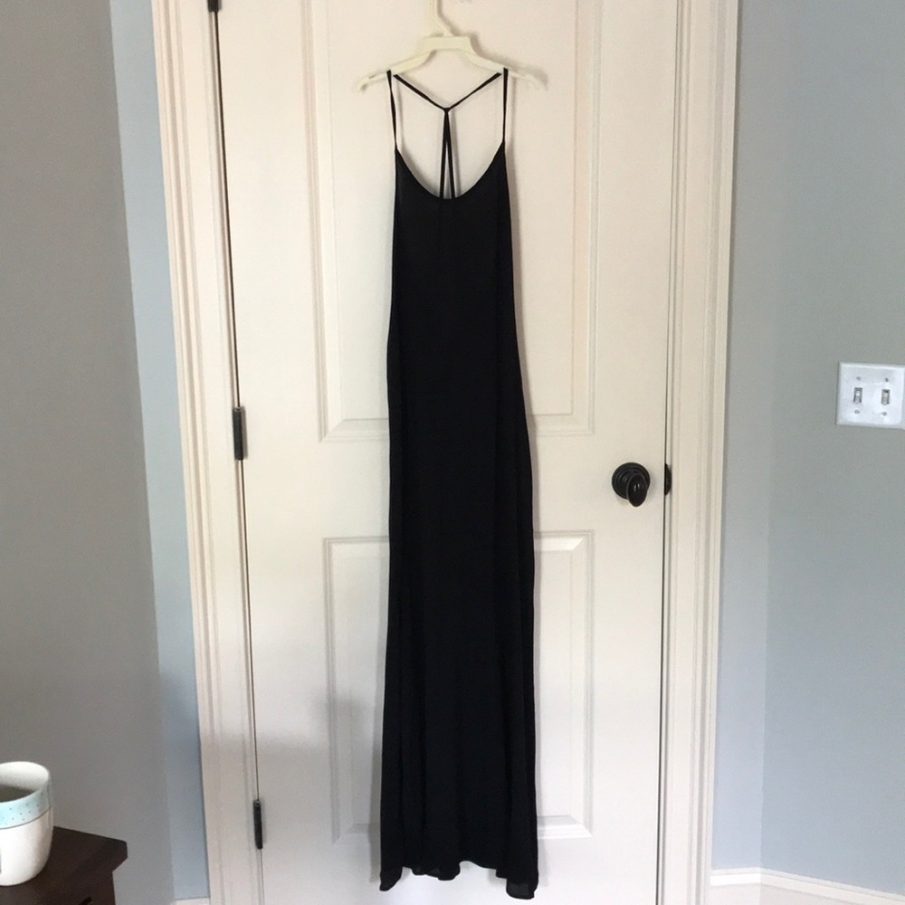 Flowy Black Maxi Dress